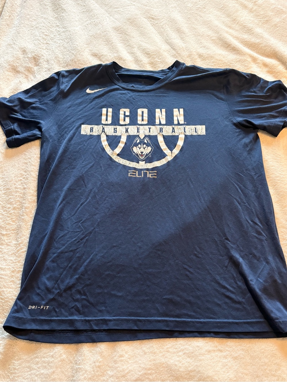 Nike Navy UCONN Basketball Dri-FIT Tee